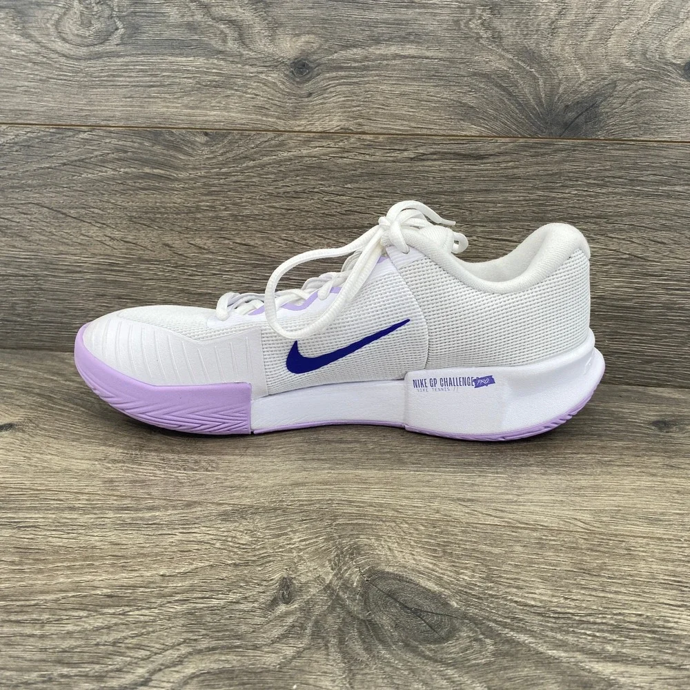 Nike Court GP Challenge Pro Tennis Shoes Womens 9.5 White Purple FB3146-101
